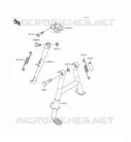 BEQUILLES pour Kawasaki ZZR600 1997