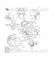 CARENAGE pour Kawasaki ZZR600 1997