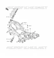CH&Acirc;SSIS pour Kawasaki ZZR600 1997