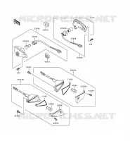CLIGNOTANTS pour Kawasaki ZZR600 1997