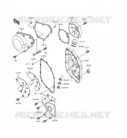 COUVERCLES MOTEUR pour Kawasaki ZZR600 1997