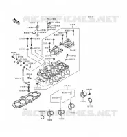 CULASSE pour Kawasaki ZZR600 1997