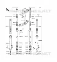 FOURCHE pour Kawasaki ZZR600 1997