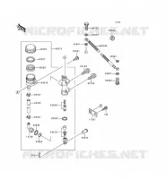 MAITRE CYLINDRE ARRI&Egrave;RE pour Kawasaki ZZR600 1997