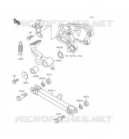 PEDALE DE FREIN/TORQUE LINK pour Kawasaki ZZR600 1997