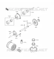 POMPE A HUILE/FILTRE &Agrave; HUILE pour Kawasaki ZZR600 1997