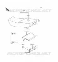 SELLE pour Kawasaki ZZR600 1997