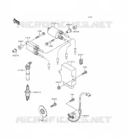 SYSTEME D&acute;ALLUMAGE pour Kawasaki ZZR600 1997