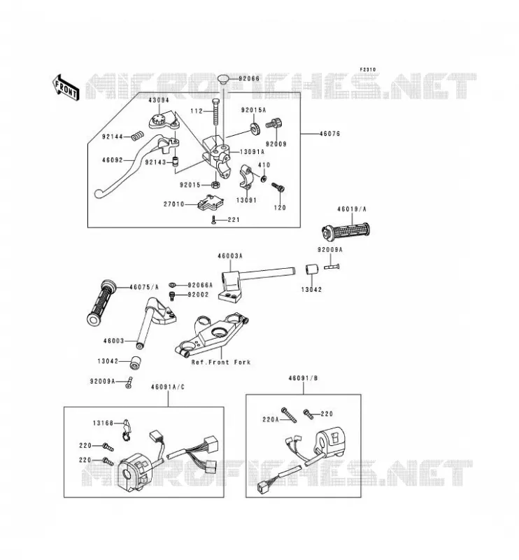 GUIDON Kawasaki MOTOS 600 1998 ZZR600  ZX600-E6