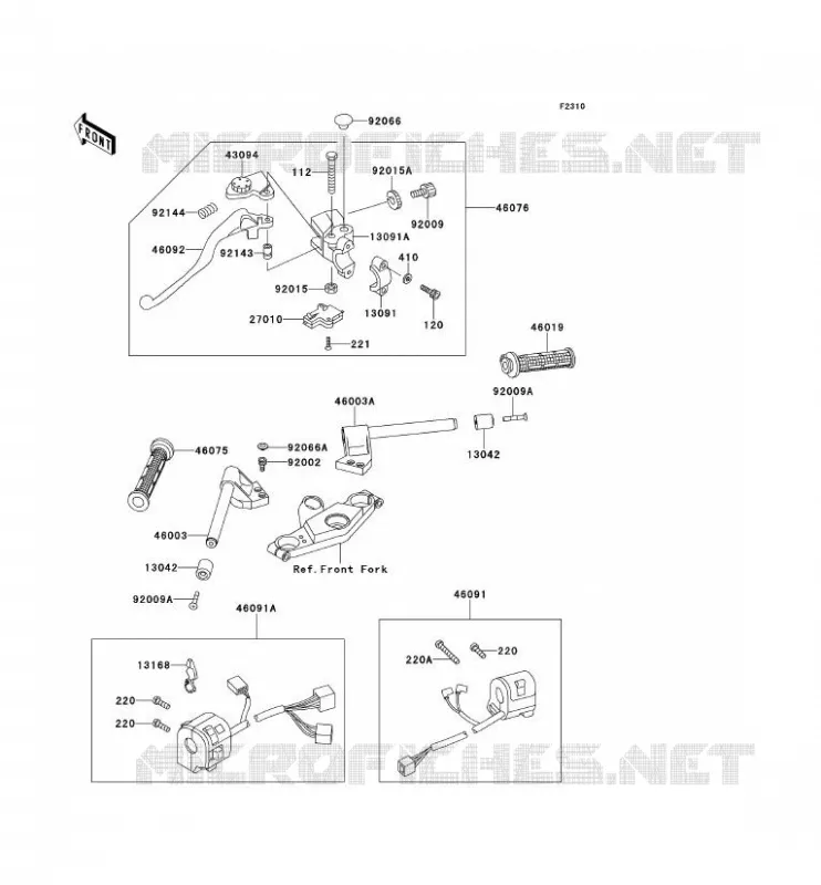 GUIDON Kawasaki MOTOS 600 1999 ZZR600  ZX600-E7