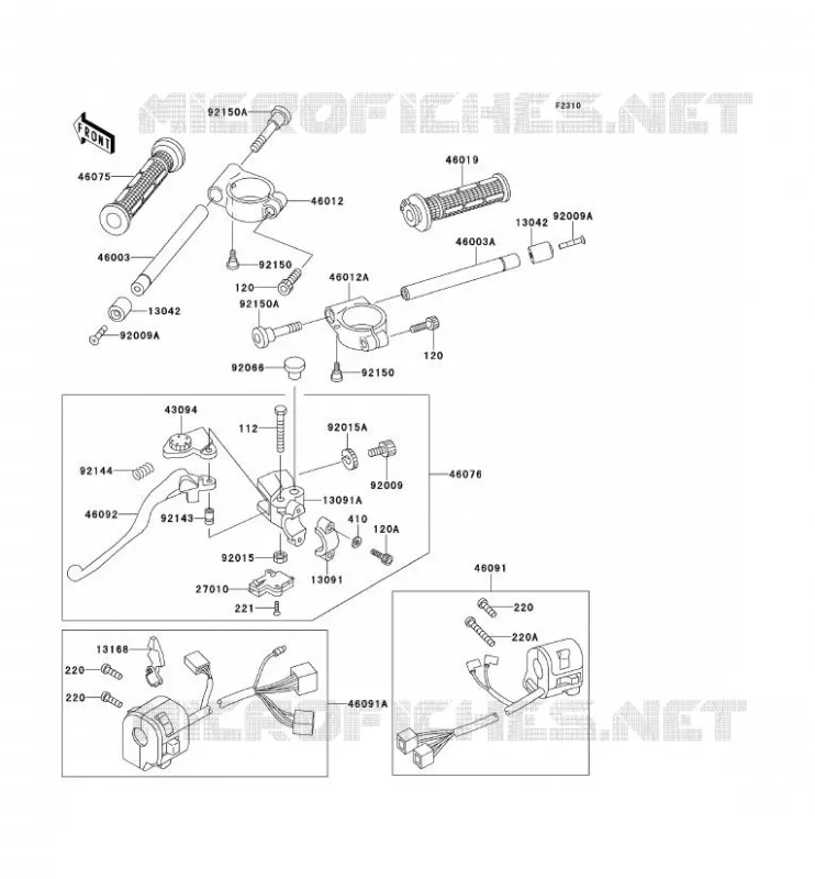 GUIDON Kawasaki MOTOS 600 1995 NINJA ZX-6R  ZX600-F1