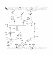 CONTACTEUR SERRURE/R&Eacute;FLECTEUR pour Kawasaki NINJA ZX-6R 1998