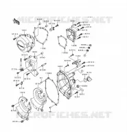 COUVERCLES MOTEUR  600 kawasaki-moto 1998 NINJA ZX-6R C_07
