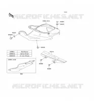 CACHE LAT&Eacute;RAL/GARDE CHAINE pour Kawasaki NINJA ZX-6R 2000
