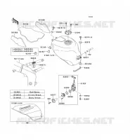RESERVOIR CARBURANT pour Kawasaki NINJA ZX-6R 2000
