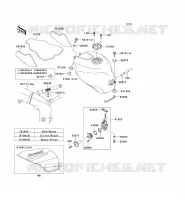 RESERVOIR CARBURANT pour Kawasaki NINJA ZX-6R 2000