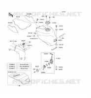 RESERVOIR CARBURANT pour Kawasaki NINJA ZX-6R 2001