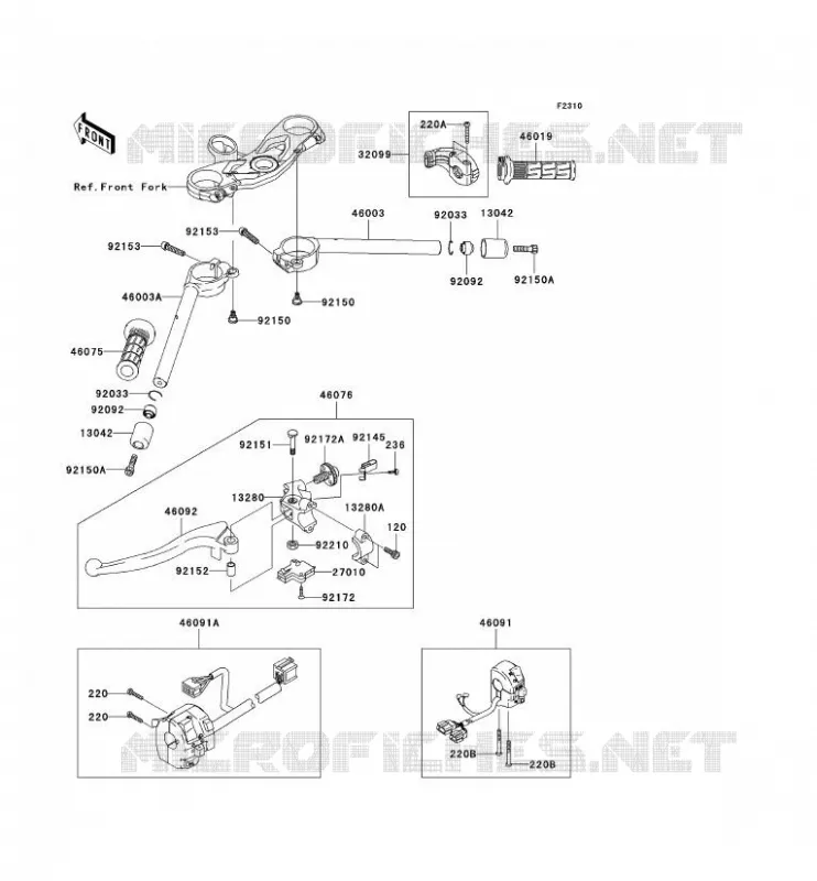 GUIDON Kawasaki MOTOS 600 2005 NINJA ZX-6RR  ZX600-N1H