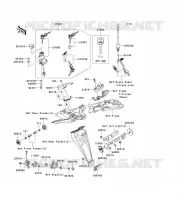CONTACTEUR SERRURE/R&Eacute;FLECTEUR pour Kawasaki NINJA ZX-6R 2007