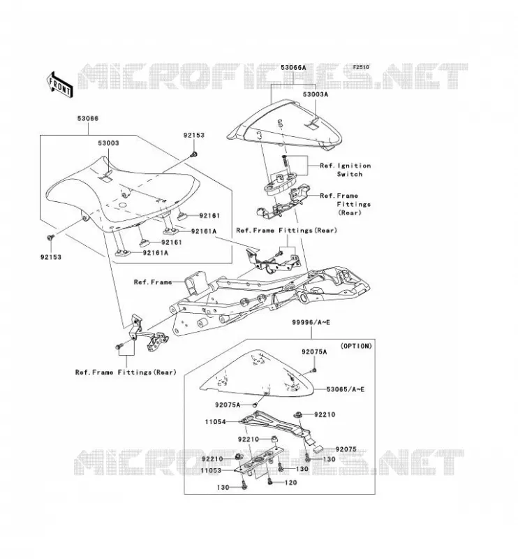 SELLE Kawasaki MOTOS 600 2007 NINJA ZX-6R  ZX600P7F