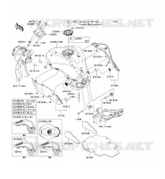 RESERVOIR CARBURANT pour Kawasaki NINJA ZX-6R 2007