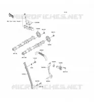 ARBRE A CAME/TENDEUR pour Kawasaki NINJA ZX-6R 2007