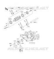 FOURCHETTE/BARRILLET DE SELECTION pour Kawasaki NINJA ZX-6R 2007