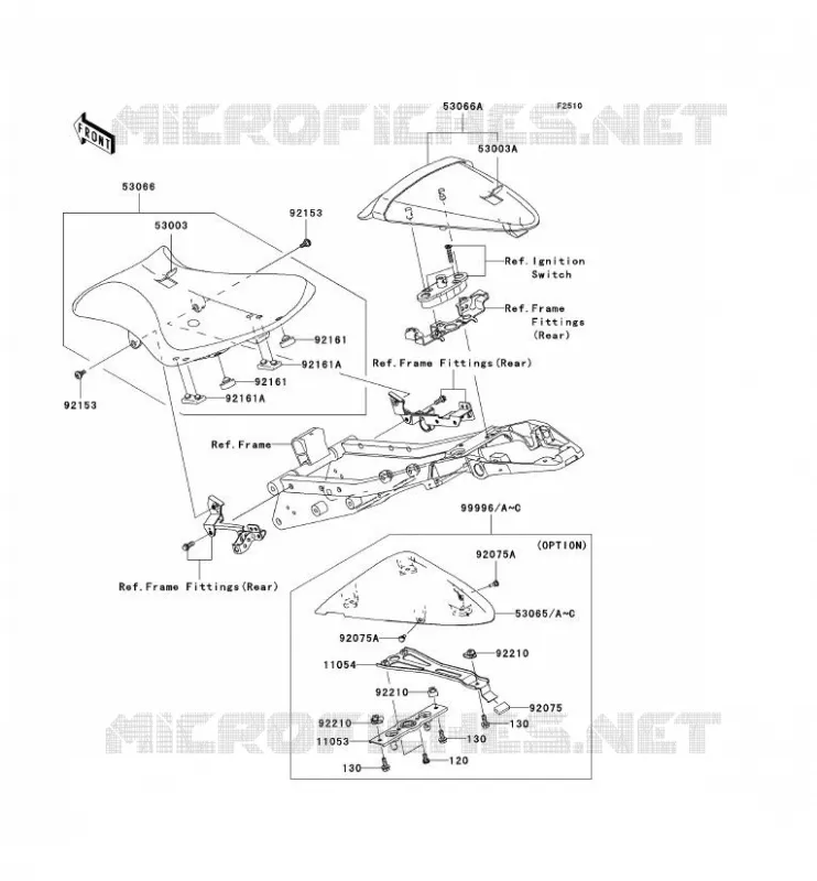 SELLE Kawasaki MOTOS 600 2008 NINJA ZX-6R  ZX600P8F