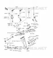 CONTACTEUR SERRURE/R&Eacute;FLECTEUR pour Kawasaki NINJA ZX-6R 2008