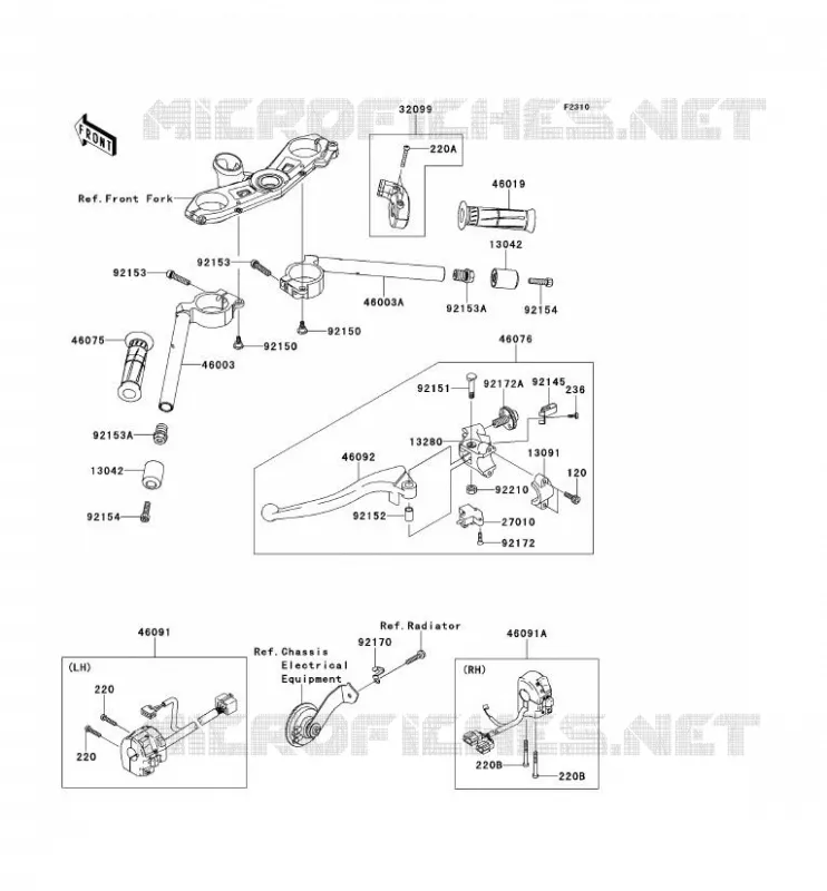GUIDON Kawasaki MOTOS 600 2009 NINJA ZX-6R  ZX600R9F