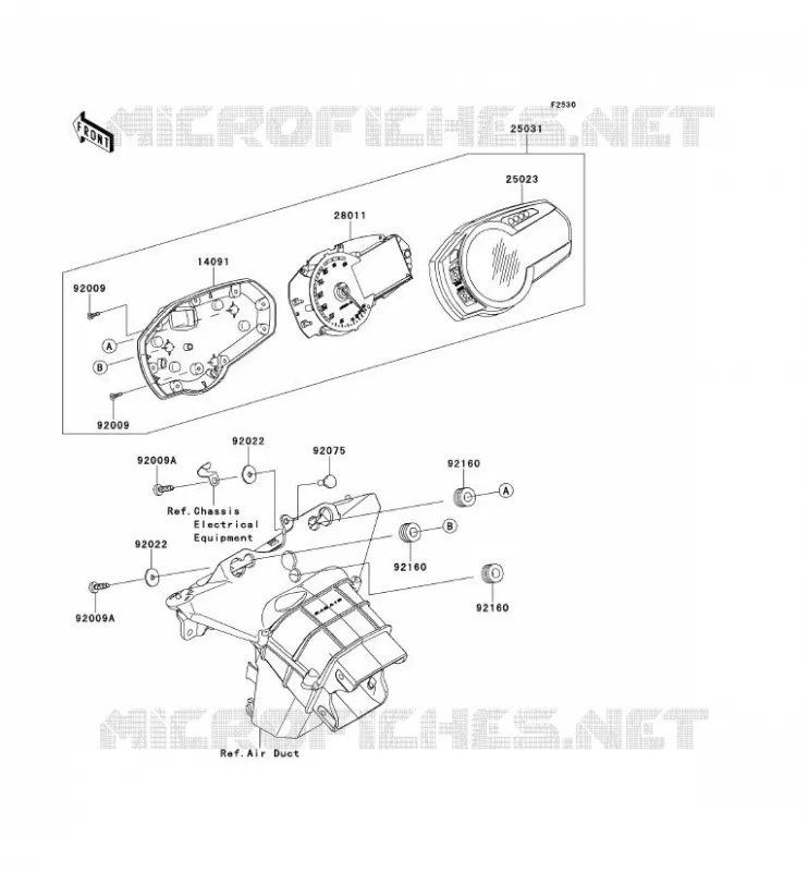 COMPTEURS Kawasaki MOTOS 600 2014 NINJA ZX-6R  ZX600REF