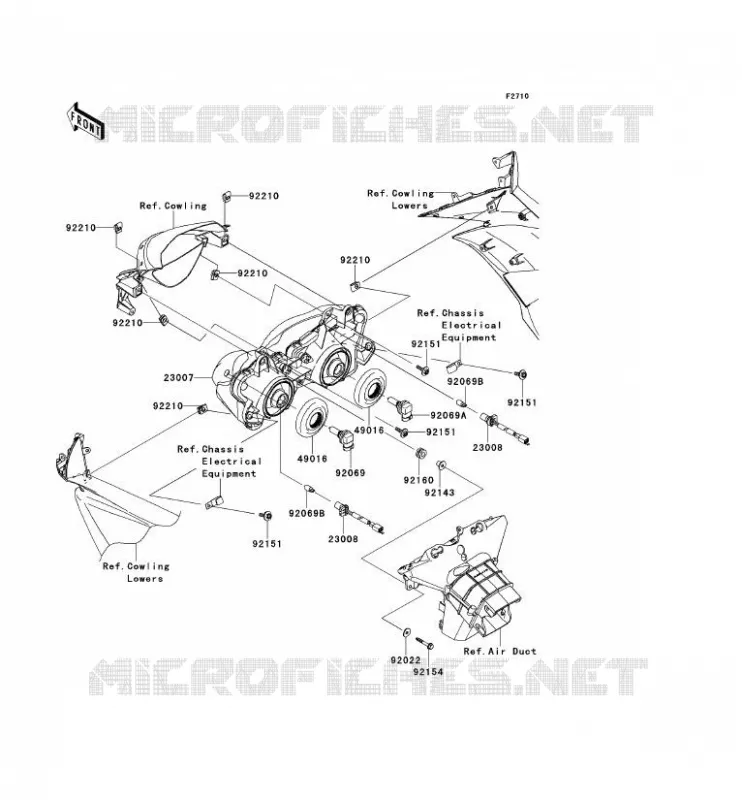 OPTIQUE(S) Kawasaki MOTOS 600 2014 NINJA ZX-6R  ZX600REF