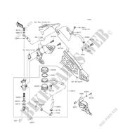 MAITRE CYLINDRE ARRIÈRE pour Kawasaki NINJA ZX-6R 2015