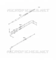 CABLES pour Kawasaki NINJA ZX-6R 2002