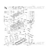 CULASSE pour Kawasaki NINJA ZX-6R 2002