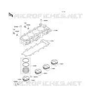 CYLINDRE/PISTON pour Kawasaki NINJA ZX-6R 2002