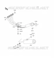 &Eacute;CHAPPEMENT pour Kawasaki NINJA ZX-6R 2002