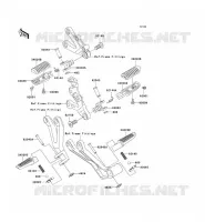 REPOSE PIED pour Kawasaki NINJA ZX-6R 2002