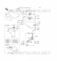 RESERVOIR CARBURANT pour Kawasaki NINJA ZX-6R 2002