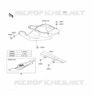 CACHE LAT&Eacute;RAL/GARDE CHAINE pour Kawasaki NINJA ZX-6R 2002