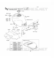 RESERVOIR CARBURANT pour Kawasaki NINJA ZX-6R 2003