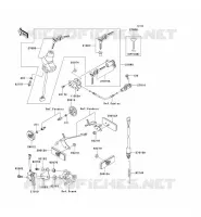 CONTACTEUR SERRURE/R&Eacute;FLECTEUR pour Kawasaki NINJA ZX-6R 2004