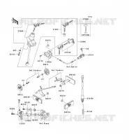 CONTACTEUR SERRURE/R&Eacute;FLECTEUR pour Kawasaki NINJA ZX-6R 2004