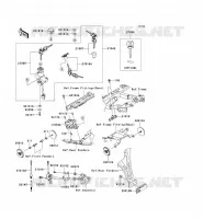 CONTACTEUR SERRURE/R&Eacute;FLECTEUR pour Kawasaki NINJA ZX-6R 2005