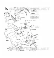 RESERVOIR CARBURANT pour Kawasaki NINJA ZX-6R 2005