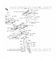 GARDE BOUE ARRI&Egrave;RE pour Kawasaki NINJA ZX-6R 2006