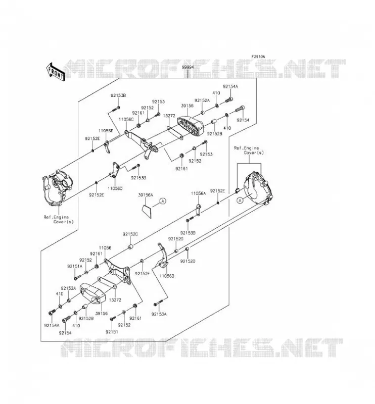 ACCESSOIRE (PROTECTION MOTEUR) Kawasaki MOTOS 636 2014 NINJA ZX-6R  ZX636EEF