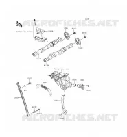 ARBRE A CAME/TENDEUR pour Kawasaki NINJA ZX-6R 2015