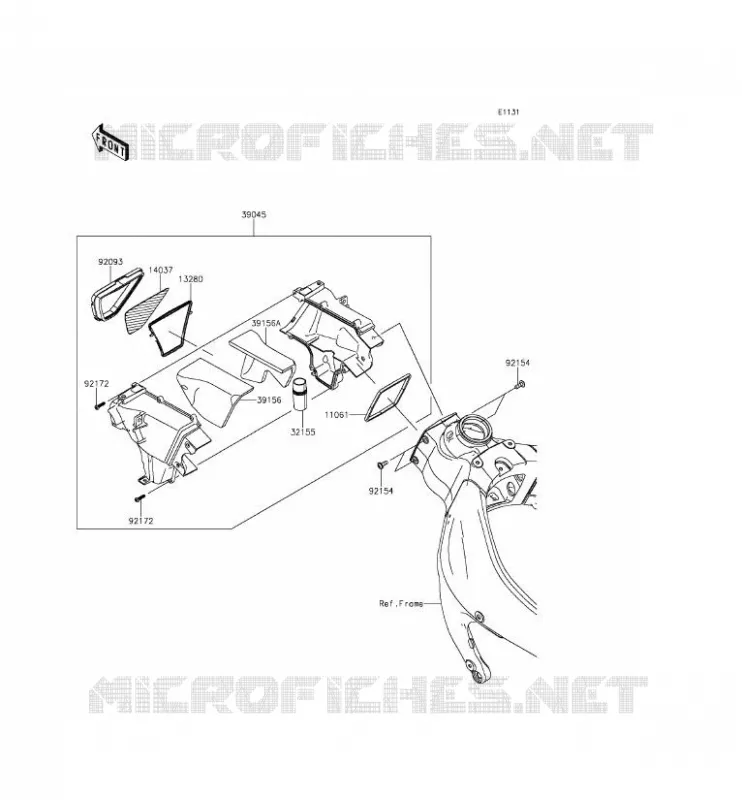 MANCHON Kawasaki MOTOS 636 2013 NINJA ZX-6R ABS  ZX636FDF