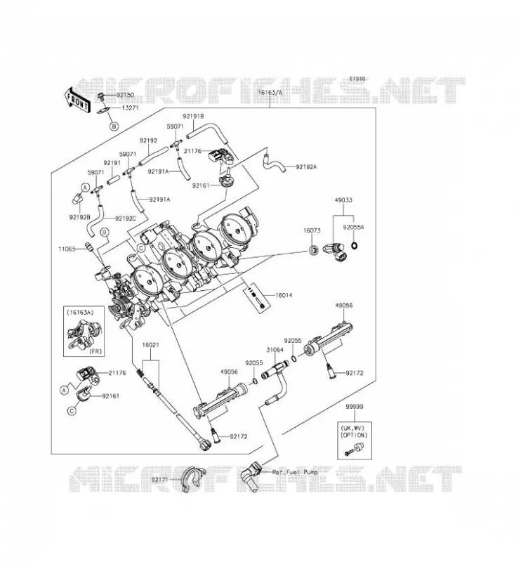 CARBU Kawasaki MOTOS 636 2013 NINJA ZX-6R ABS  ZX636FDF